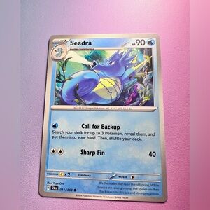 seadra - 011/064 (common) — pokemon: shrouded fable
